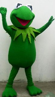 Kermit the Frog Mascot Costume Adult Fun Character Costume
