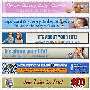   Animated Web Banner Design for  Pro Site / Web Store / Etsy / Blogs