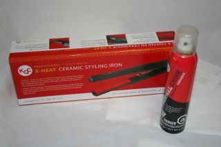 kqc x heat 1 flat iron kqc shine spray from