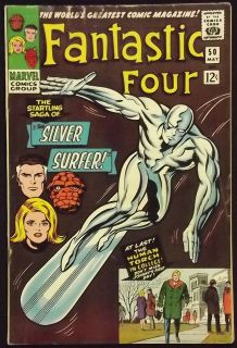FANTASTIC FOUR #50 3RD APPEARANCE SILVER SURFER 2ND COVER
