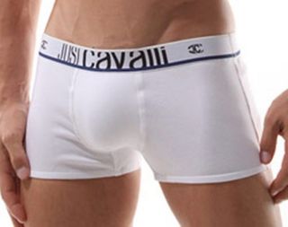 New White Just Cavalli Intimo Uomo Low Rise Hipster Boxerbrief