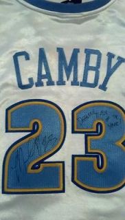 MARCUS CAMBY signed autographed Denver Nuggets Jersey Defensive POY 