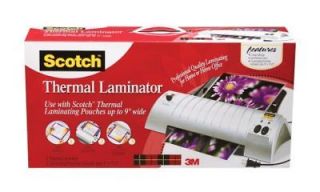   thermal laminator with 70 letter laminating pouches 