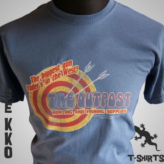 FIRST BLOOD THE OUTPOST T SHIRT JOHN RAMBO SYLVESTER STALLONE MOVIE 