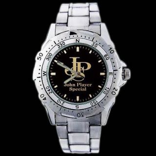 John Player Special JPS F1 Stainless Steel Wrist Watch