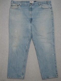 1993 LEVIS 540 **RELAXED FIT JEANS 47x30; SOLID WORK JEANS