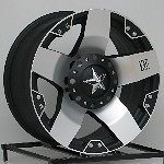   XD Rockstar Wheels Rims Chevy Truck C10 Jeep Wrangler JK 5x5 SET
