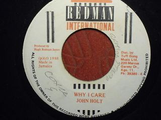 John Holt   Why I Care   Redman Inter vinyl record Jamaica reggae digi 