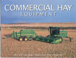 John Deere Commercial Hay Equipment Sales Brochure 1997