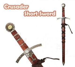 22 Medieval Crusader Dagger Knights of Templar Sword With Sheath 