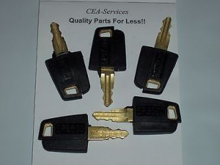 5P8500 New Ignition Keys Fits Cat Caterpillar & ASV Positrack 0310 