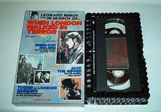   IN SEARCH OF WHEN LONDON WALKED IN TERROR VHS JACK THE RIPPER RARE
