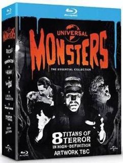 Universal Classic Monsters Collection Dracula*Frankenstein 8 Film Blu 