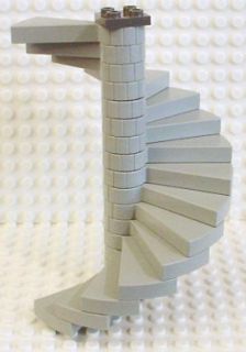 LEGO Harry Potter Castle Stairs GRAY SPIRAL STAIRCASE Winding Steps 