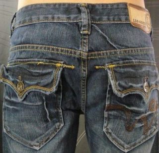 New With Tags Leo Gutti Mens Designer $220 Jeans Diesel Wash 28x32