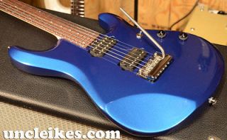 New 2012 Music Man Petrucci Pearl Blue Electric Guitar w/ Case