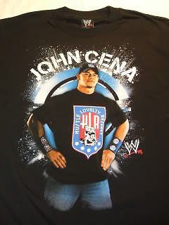 JOHN CENA Spinebuster HLR Academy WWE T shirt CGS NEW