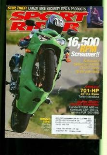 2005 Sport Rider (Motorcycle) Magazine: Kawasaki ZX 6RR/Turbo Hayabusa