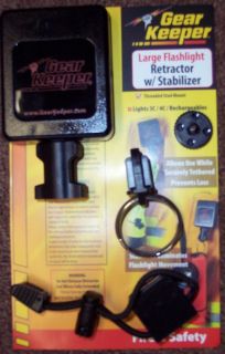 Gear Keeper Large Flashlight Retractor with Stabilizer RT3 4323 Pin 