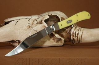 case knives new slimline yellow trapper 4 1 8 80031