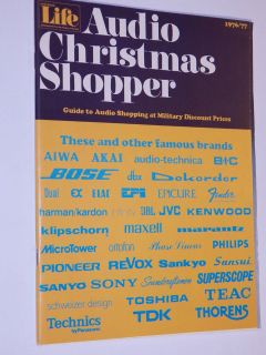 VINTAGE 1976 HIGH END STEREO SHOPPING GUIDE! BOSE/JVC/KENWO​OD/DUAL 