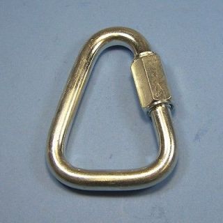 10 quick link triangle zinc plated 3 8 returns not