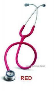 3m littmann classic ii pediatric stethoscope red new one day