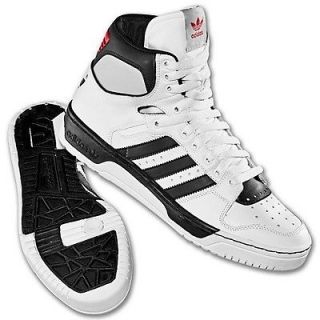 Adidas Originals CONDUCTOR size 11 White Black Red Hi Tops Patrick 