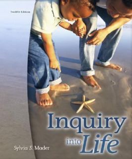 Inquiry into Life by Sylvia S. Mader 2007, Hardcover, Revised
