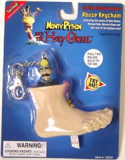 monty python s holy grail plastic voice abuse keychain one