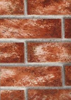 14 sample red brick wallpaper  left $
