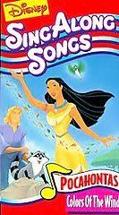 Disneys Sing Along Songs   Pocahontas Colors of the Wind (VHS, 1995)