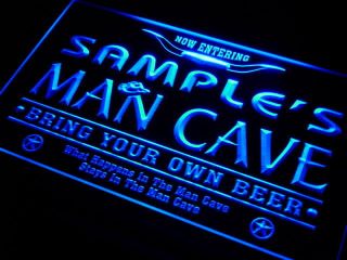 pb tm Name Personalized Custom Man Cave Beer Bar Neon Light Sign