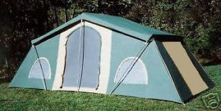 huge new 3 room cabin tent 20 x 10 sleeps 12 dog  248 99 
