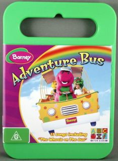 barney adventure bus new sealed dvd reg 4 abc kids