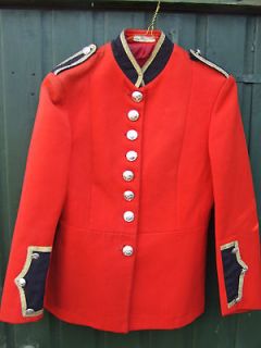 scarlet military style army band musicians tunic from united kingdom