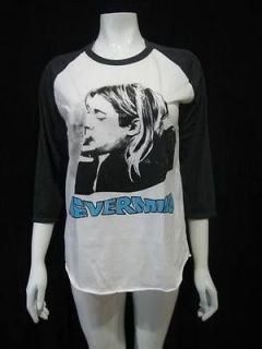 kurt cobain nirvana nevermind vintage t shirt women m