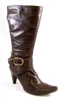 new luichiny mildred brown boot womens shoe 8 m