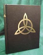 triquetra charmed blank book of shadows wicca pagan one day