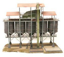   Scale   CEMENT / GRAVEL PROCESSING PLANT w/SILOS & ROCK CRUSHER   KIT