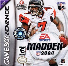 Madden NFL 2004 Nintendo Game Boy Advance, 2003