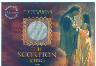 newly listed the scorpion king costume card pw2 kelly hu