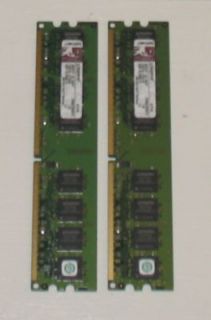 2GB 2X1GB PC2 5300 memory ram NON ECC DDR2 667MHz desktop upgrade PC a