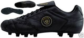 NEW Kelme Retro Soccer Cleats Black Nappa Leather with 1959 Vintage 