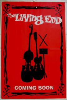 huge the living end coming soon promo poster from australia