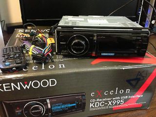 Kenwood Kdc x995 Car Stereo CD/MP3/iPOD Works Great! Bluetooth & HD 