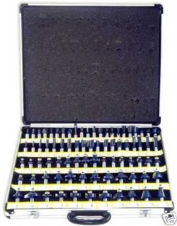 80 PC 1/2 SHANK LARGE 3 WING CARBIDE TIP CUTTER TIPPED WOOD ROUTER 