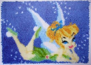   TINKERBELL RUG latch hook kit DPPV900 ~ includes latch hook tool