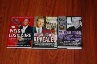 Kevin Trudeau HCG Diet 3 Books Weight Loss Cure, Natural Cures, More 