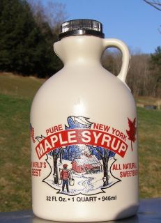 2012 all natural wood fired pure new york maple syrup grade a medium 